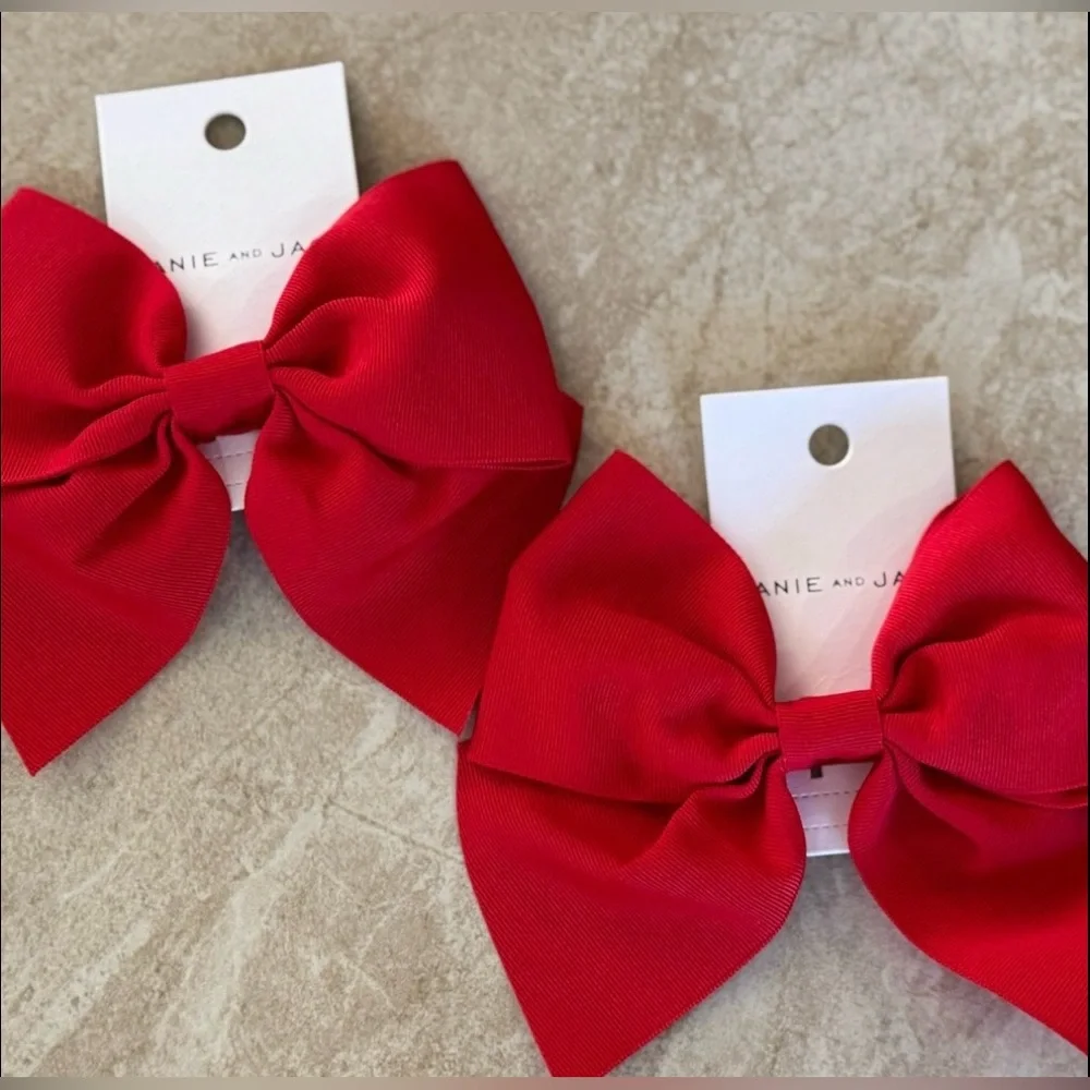 Janie and Jack (2)Bow Barrettes